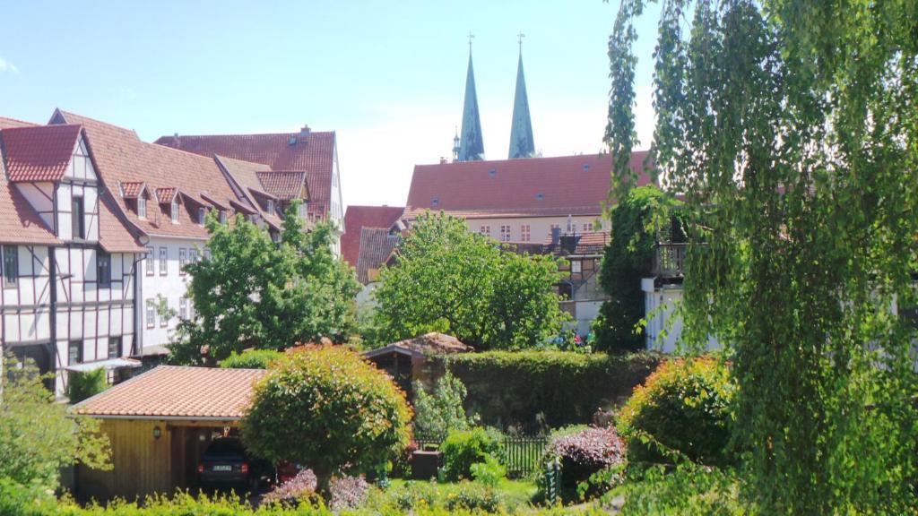 Apartmenthaus Im Stieg Quedlinburg Camera foto