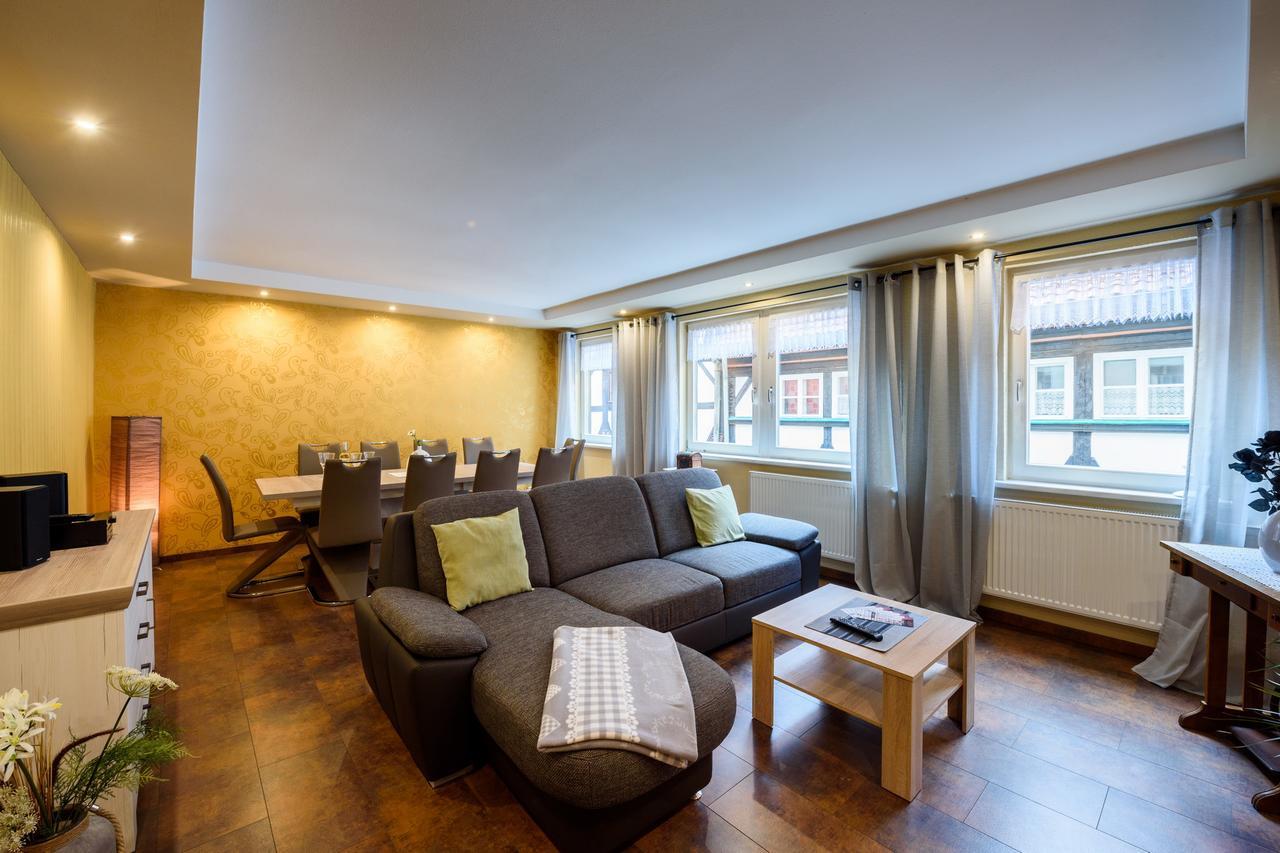Apartmenthaus Im Stieg Quedlinburg Esterno foto